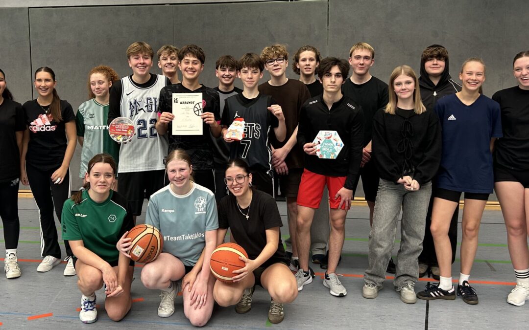Vorweihnachtliches 3×3-Basketballturnier der 9. Klassen