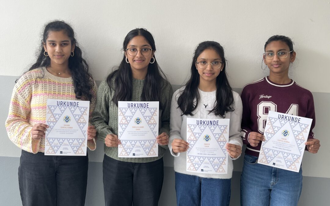 Erfolge bei der Matheolympiade (Landesrunde)